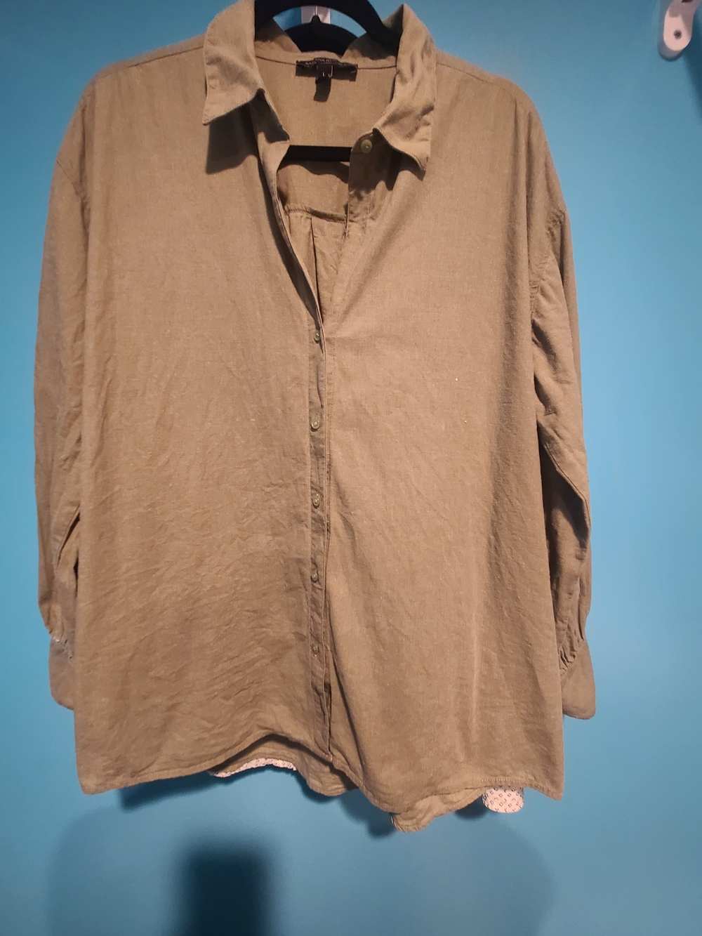Banana Republic Sage Women's Linen Blend Shirt